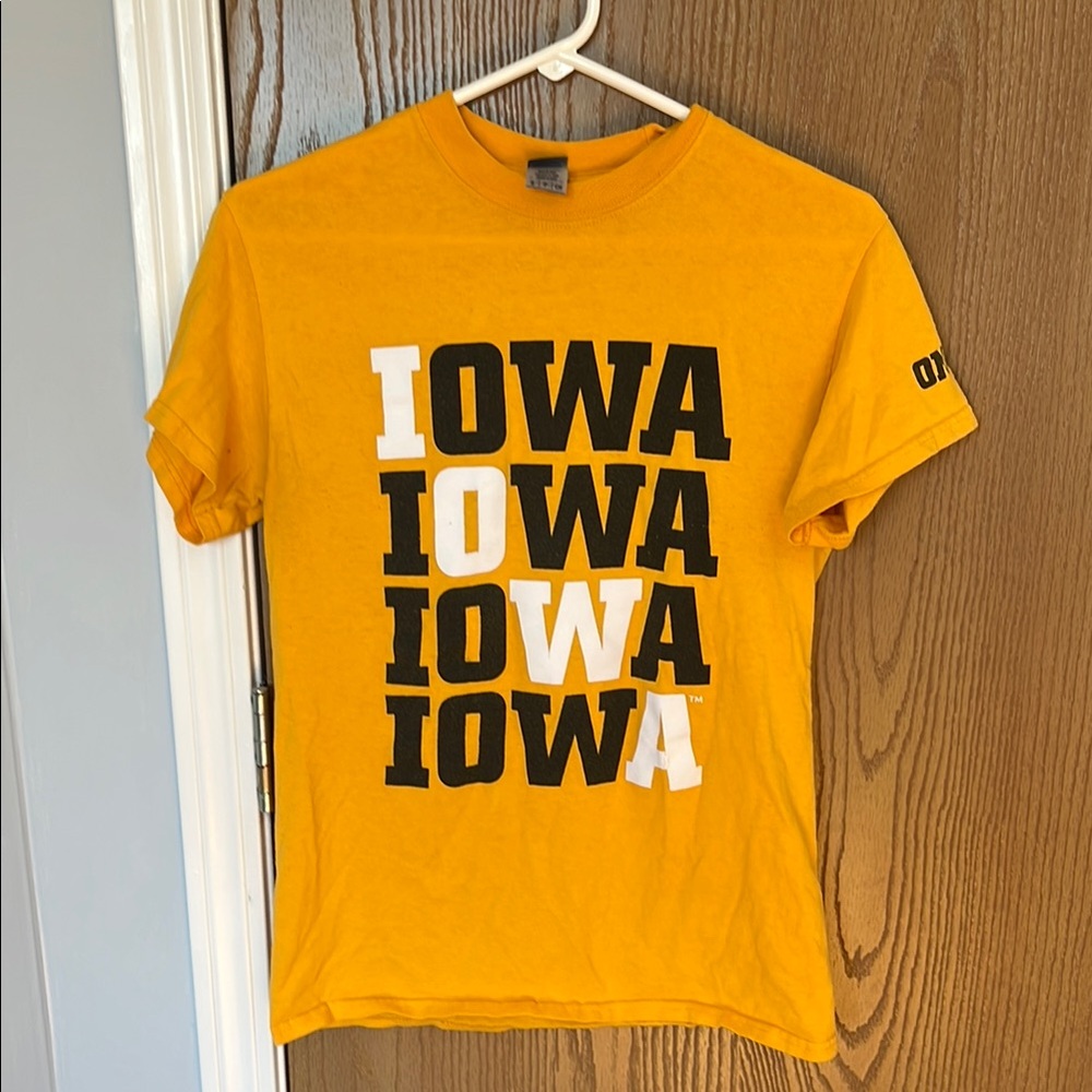 Yellow Iowa Graphic T-Shirt